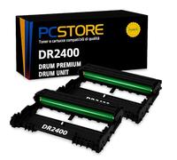 PcStore DR2400 Tamburo (Solo unità tamburo) per Brother DR-2400 per Brother DCP-L2530DW L2510D L2537DN L2550DN HL-L2350DW L2310D L2357DW L2370DN L2375DW MFC-L2710DW L2710DN L2730DN L27550DW (2 Pack)