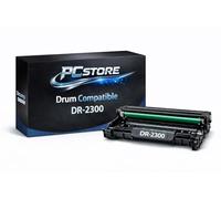 PcStore Drum Compatibile DR-2300 / DR2300 per Brother | Unità Tamburo Compatibile con HL, DCP, MFC - Drum Unit per Stampanti Brother