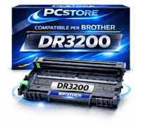 PcStore Drum Compatibile DR3200 DR3100 per Brother - 25.000 Pagine, Lunga Durata, per HL-5340D HL-5350DN HL-5370DW DCP-8070D DCP-8085DN MFC-8370DN MFC-8880DN MFC-8890DW