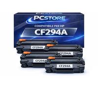 PcStore Kit 4 Toner Compatibili HP CF294A 94A per HP LaserJet Pro M118 M118dw MFP M148 M148dw M148fdw M149fdw - Cartucce Toner Nero Alta Resa