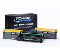 PcStore Kit Compatibile per Xerox B205 B210 B215 - 1 Drum + 2 Toner Laser Nero - B215DNI B205NI B210DNI B215V DNI B205V NI B210V DNI B215V_DNI Qualità Professionale - Installazione Facile