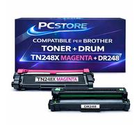 PcStore Kit TN248XL Magenta + Drum DR248 Compatibile Brother MFC-L3740CDW