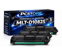 PcStore ML1640 - 3 Toner Compatibili Samsung MLT-D1082S Nero | Kit 3 Pezzi Alta Resa | Compatibile con Samsung ML-1640 ML-2240
