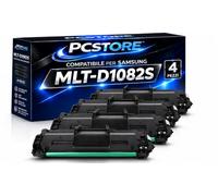 PcStore ML1640 / MLT-D1082S 4 Toner Compatibili Samsung Nero | Kit 4 Pezzi Alta Resa | Compatibile con Samsung ML-1640 ML-2240