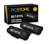 PcStore MLT-D111L Sostituzione Compatibile per Samsung D111S MLT-D111S Toner per Xpress M2026W M2026 M2070FW M2070 M2070W M2070F M2020 M2020W M2021 M2021W M2022 M2022W M2071 M2071W M2078W Nero 2-Pack