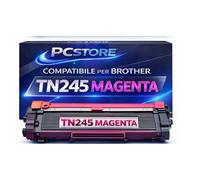 PcStore Toner Compatibile Brother TN241 / TN245 Magenta Alta Qualità - per DCP-9020CDW, HL-3150CDW, MFC-9340CDW, HL-3140CW, MFC-9330CDW, HL-3170CDW, MFC-9140CDN - Stampa Professionale