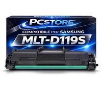 PcStore Toner Compatibile per Samsung MLT-D119S / ML-1610 / ML-2010 Per Stampanti ML-1615 ML-1620 ML-1625 ML-1650 ML-2015 ML-2510 ML-2570 ML-2571 SCX-4321 SCX-4521 SCX-4521F, Nero