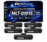 PcStore Toner Compatibile Samsung MLT-D101S NEW CHIP 101S Nero 1500 Pagine per Samsung ML2160 ML2162 ML2165 ML2165W SCX3400 SCX3400F SCX3405 SCX3405F SCX3405FW SF760P SF765P (5)