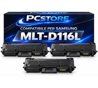 PcStore Toner MLT-D116L D116L Compatibili per Samsung Xpress M2625 M2675 M2825