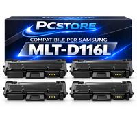 PcStore Toner MLT-D116L D116L Compatibili per Samsung Xpress M2625 M2675 M2825