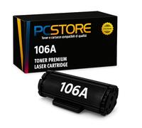PcStore W1106A 106A Toner compatibile per HP 106A Toner per Laser MFP 135wg 107w 107a 107r MFP 137fwg 137fnw 135w 135a 135r Cartuccia stampante(Nero, confezione da 1)