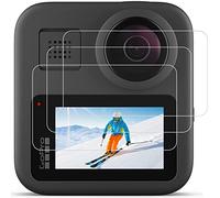 PCTC - Pellicola proteggi schermo in vetro temperato ultra trasparente per GoPro Max Action Camera (3 pezzi)