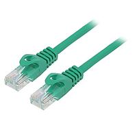 PCU5-20CC-0100-G Patch cord U/UTP 5e Line CCA PVC verde 1 m 26AWG fili: 8 LAN...
