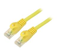 PCU6-20CC-0150-Y Cavo patch U/UTP 6 linee CCA PVC giallo 15 m 26AWG fili: 8 L...