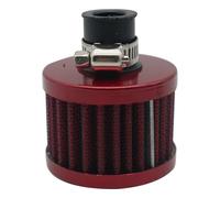 PCV System Oil Separator Filtri aria per auto con interfaccia universale da 12 mm per aspirazione aria fredda per moto, copertura di sfiato del basamento ad alto flusso(Red)