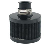 PCV System Oil Separator Filtri aria per auto con interfaccia universale da 12 mm per aspirazione aria fredda per moto, copertura di sfiato del basamento ad alto flusso(Black)