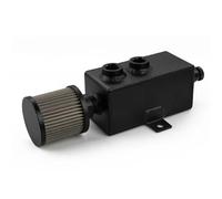 PCV System Oil Separator Serbatoio di raccolta olio universale da 1 litro con deflettore, filtro aria, sfiato e astina di livello dell'olio per il sistema di sfiato del motore