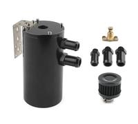 PCV System Oil Separator Serbatoio di recupero olio universale per auto con filtro di sfiato, separatore olio motore, serbatoio di compensazione in alluminio