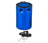 PCV System Oil Separator Serbatoio universale per olio a 2 porte NPT da 3/8" con deflettore per benzina, diesel e turbocompressore filtro separatore d'olio(B)
