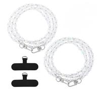 PCXWTLN Cordino per Cellulare Universale, Cordino Catena per Cellulare da Collo Cinghia Moda Regolabile Cellulares Lucido ColoreTracolla Cellulares Donna con la Maggior Parte degli Smartphone