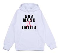 PCYFBEKL ANA Mena Emilia Carita Triste Felpe Streetwear Invernale Uomo/Donna Streetwear Abbigliamento Grafico Felpa con Cappuccio Unisex Maglioni Uomo