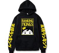 PCYFBEKL Classifica dei Re Felpa con Cappuccio Stampa Unisex Streetwear Hip Hop Stile Autunno Inverno Moda Hip Hop Top Abbigliamento Uomo