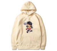 PCYFBEKL Felpa con Cappuccio Bianca immobile, Tendenza Moda, da Strada, per Esterni, a Maniche Lunghe, Comoda, Versatile, Casual, da Uomo, Nuovo stile-3XL