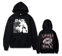 PCYFBEKL Felpa con Cappuccio con Stampa di Canzoni Rock degli Amanti della TV, Poster dell'album French Exit, Merchandising, Felpe con Cappuccio, Top, Moda Vintage da Uomo e da Donna, Felpa Oversize