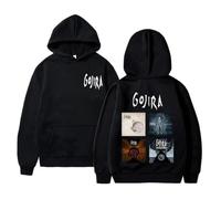PCYFBEKL Felpa con Cappuccio da Uomo della Band Metal Francese Gojira from Mars To Sirius, con Cappuccio Magm, Nuova Moda, con Cappuccio Divertente e Stampa, da Uomo, a Maniche Lunghe.-XL