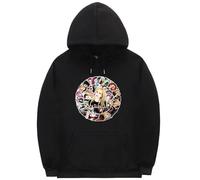 PCYFBEKL Felpa con Cappuccio da Uomo Rock Queen Avril Ramona Lavigne, Unisex, Vintage, con Cappuccio, Grafica Vintage, Oversize, Abbigliamento Streetwear-L