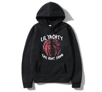 PCYFBEKL Felpa con Cappuccio Grafica Limitata Lil Yachty The Boat Show da Uomo, Felpa con Cappuccio ...-3XL