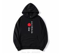 PCYFBEKL Felpa con Cappuccio in Stile Cinese Bushido, Le Sette virtù, Samurai Giapponese, Arti Marziali Giapponesi, Felpa estetica, Giacca alla Moda Harajuku-XL