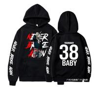 PCYFBEKL Felpa con Cappuccio Never Broke Again da Uomo, Moda YoungBoy, Stampa Grafica, Unisex, con Cappuccio, Street Wear, Felpa con Cappuccio, Felpa Harajuku-XXL