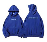 PCYFBEKL Felpa con Cappuccio The Never Enough Tour Turnstile Rock Band Felpa con Stampa Felpa in Pile Larga Autunno/Inverno Maglioni Abbigliamento Uomo Top