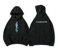 PCYFBEKL Felpa con Cappuccio Wonderful Life di Tom Odell - Adatta Sia per Uomo Che per Donna, Felpa con Cappuccio in Cotone a Maniche Lunghe per Un Abbigliamento Casual Autunnale