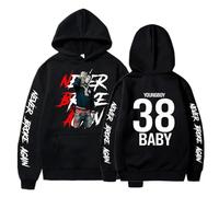 PCYFBEKL Felpe con Cappuccio Never Broke Again da Uomo, Moda YoungBoy, Felpe con Stampa Grafica, da Donna, Casual, alla Moda, Stile Harajuku, Abbigliamento Sportivo, con Cappuccio.-3XL