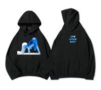 PCYFBEKL Felpe con Cappuccio Tate McRae Tit for Tat a Maniche Lunghe, Casual, alla Moda, per Uomo e Donna, in Pile Invernale, da Uomo