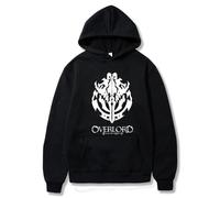 PCYFBEKL Overlord Animation - Distintivo della Gilda - Vestito Ainz Ooal - Felpa con Cappuccio - Felpa con Cappuccio da Uomo - Abbigliamento alla Moda-XXL