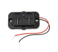 PD+.0 Dual USB Car Charger Socket 12V 24V Adattatore di ricarica rapida per dispositivi .0 e USB-C, design impermeabile antipolvere, nessuna installazione di montaggio trapano