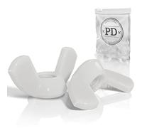 PD® Dadi alette in plastica M10 (DIN 315) | Dado ad alette in nylon PA | Dadi a farfalla in plastica per uso universale | 5 pezzi