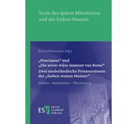 PD Dr. Rita Sch "Poncianus" und "Die seven wijse mannen van Rome" - (Tascabile)