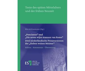 PD Dr. Rita Sch "Poncianus" und "Die seven wijse mannen van Rome" - (Tascabile)