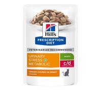 PD FELINE C/D URI STR+META 85G