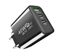 -PD+QC3.0-Ladegerät - Multi-USB-Stecker Typ C, Superschneller Typ-C-Stecker Mit 3 Anschlüssen - Universeller Feuerfester PD-Netzadapter, Ladestecker Für Den Täglichen Gebrauch Auf Geschäftsreisen