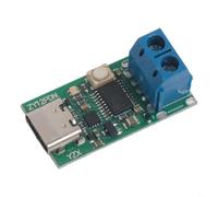 PD2.0 PD3.0 a DC Fast Charge Trigger Detector 100W 3-20V 0-5A Resistenza alla tensione Connessione Anti-Reverse Display di cortocircuito 2,54 mm Distanza tra i fori PCB scheda nuda (terminale ZY12PDN)