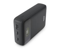POWERBANK HAMA PD20-W20 - uscita USB-C 20W, ricarica rapida, display LED, 3 porte 20000 mAh, Antracite
