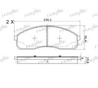 PD33.502 FRIGAIR Kit pastiglie freno, Freno a disco per KIA