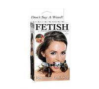 PD389126 PLATINUM BALL GAG. FREE MASK INSIDE, MORSO COSTRITTORE PALLINA METALLO