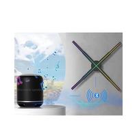 PD42-P65 ologramma 3D Fan Proiettore HD Insegna LED Supporto lettore olografico Negozio di video Pubblicità Display Festival Light(62cm)