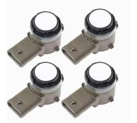 PDC Parking Sensor Per Ford Per Bronco Per Fuga Per Kuga | 3 pin JU5T15K859ACW Sensore controllo della distanza parcheggio sensore parcheggio PDC(Silver,4PCS)